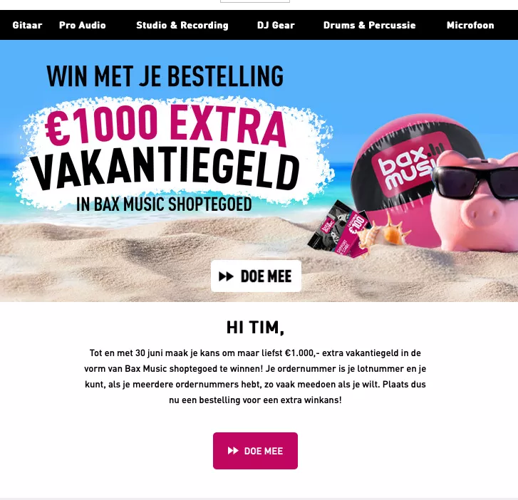 blog vakantiegeld campagnes