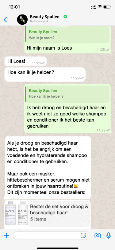 Whatsapp gesprek - Heroes Only