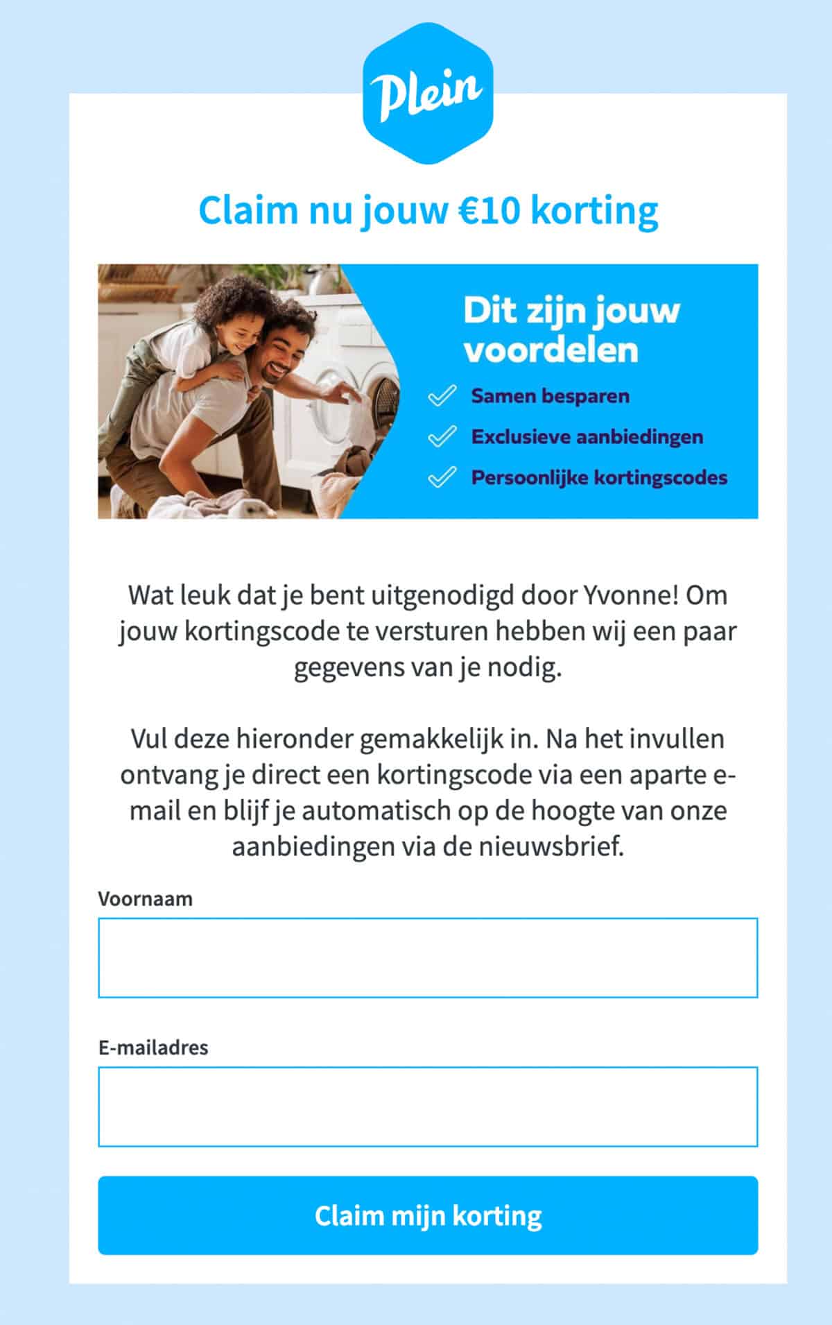 Referral marketing ingezet voor Plein.nl | Tell-a-friend campagne