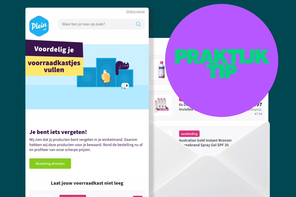Realtime personalisatie in e-mail: speel in op gedrag terwijl het gebeurt